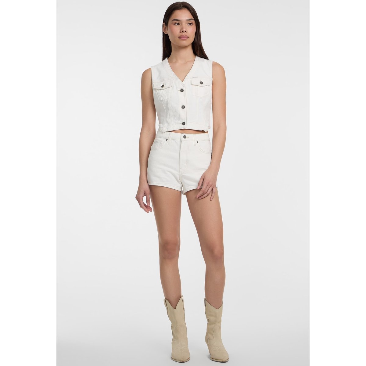 Short En Jean Mom blanc, GUESS