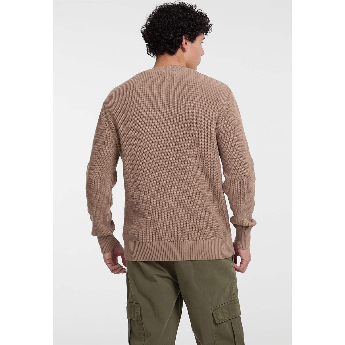 Pull Minitriangle Iconique beige, GUESS