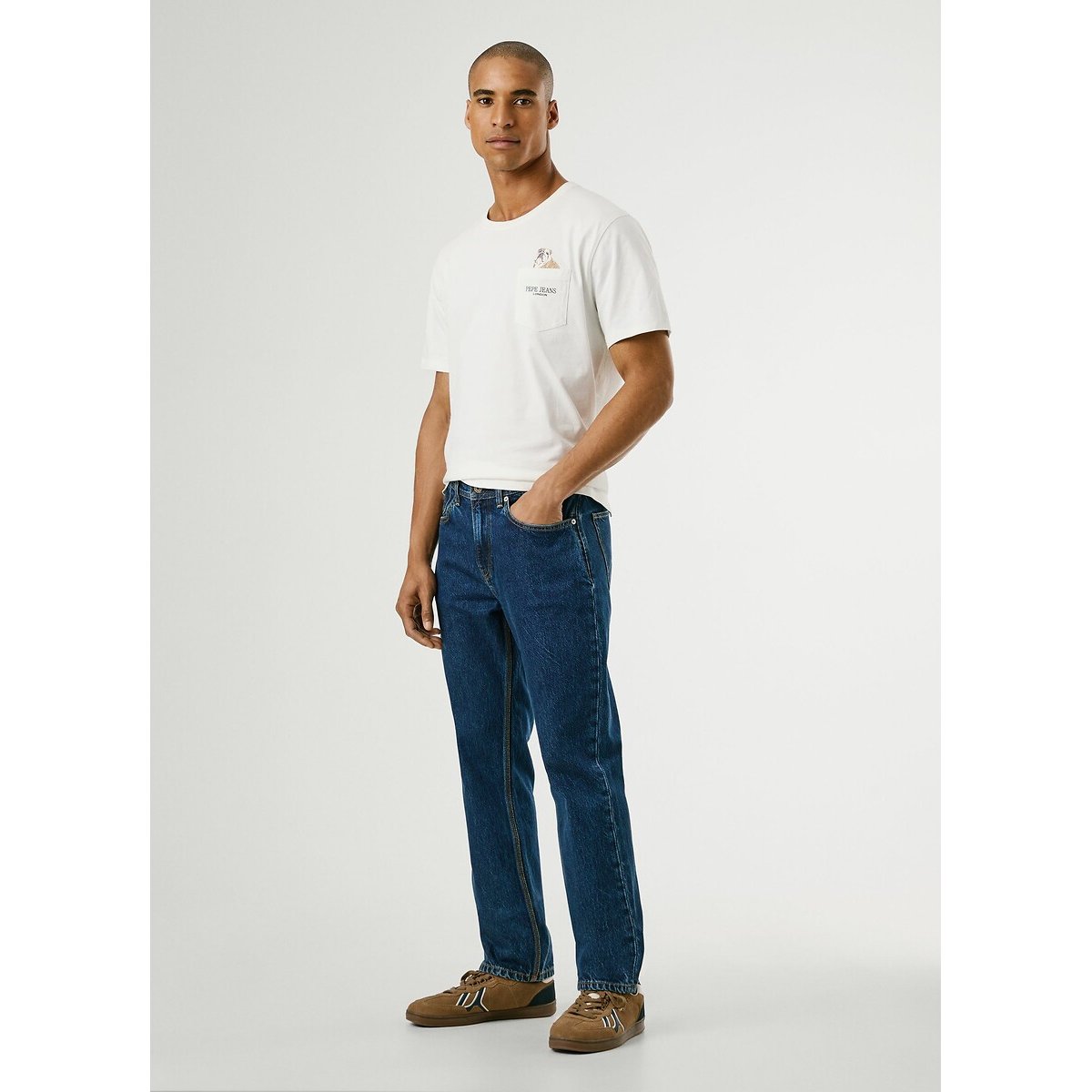 Byron Straight Jeans dark blue, PEPE JEANS
