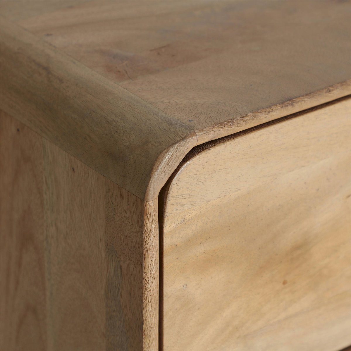 Commode en bois de manguier style scandinave bois naturel clair chaleureux, RECOLLECTION