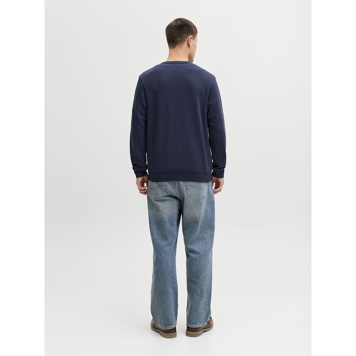 Crew Neck Sweatshirt navy blue, JACK & JONES