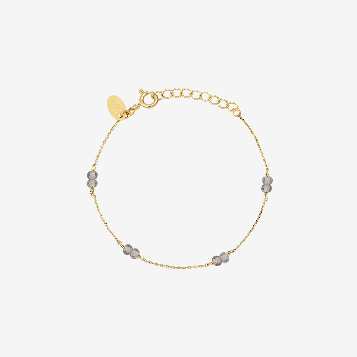 Bracelet venus quartz fumé brun, CAROLINE NAJMAN