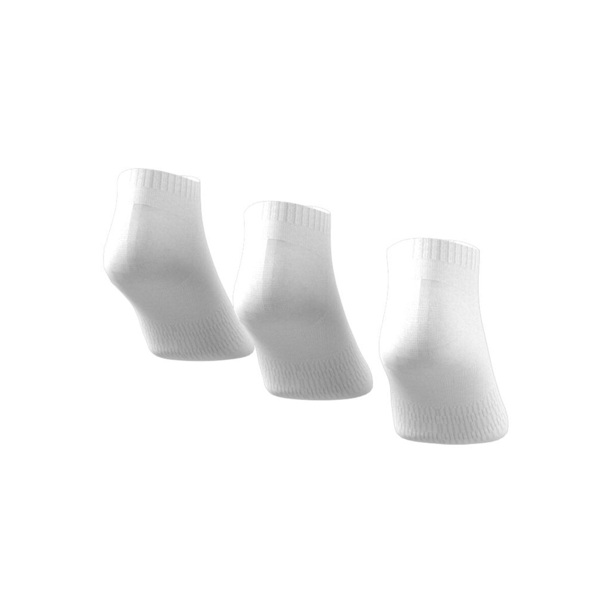 Pack of 3 Pairs of Cushioned Socks in Cotton Mix white + white + white, adidas Performance