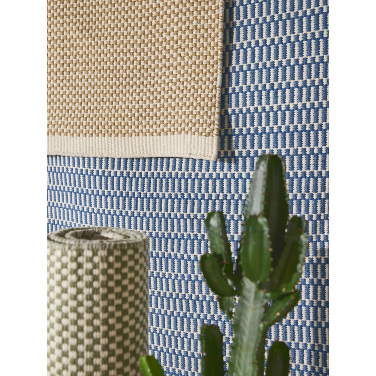 Tapis de couloir en laine LAURA bleu, BENUTA 