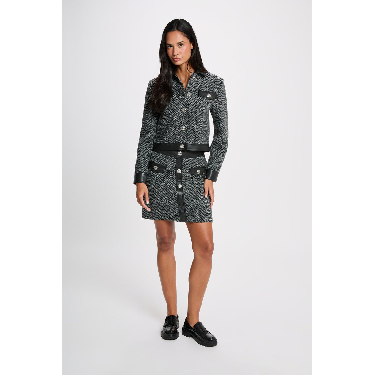 Veste manche longue noir, MORGAN