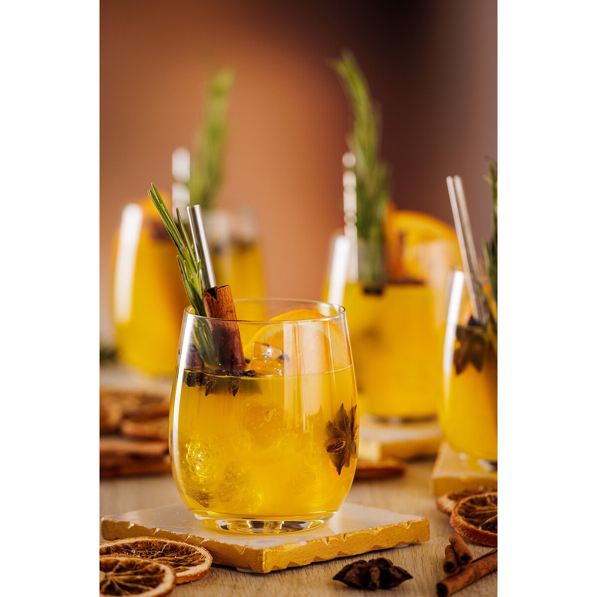 Set of 4 Kings Mixer Glasses glass, RAVENHEAD