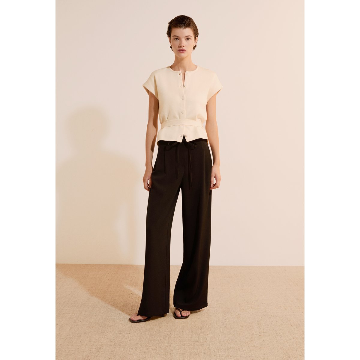 Pantalon fluide large PAUL noir, ETAM