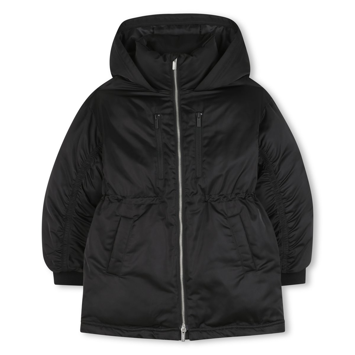 Parka con cappuccio idrorepellente black, DKNY