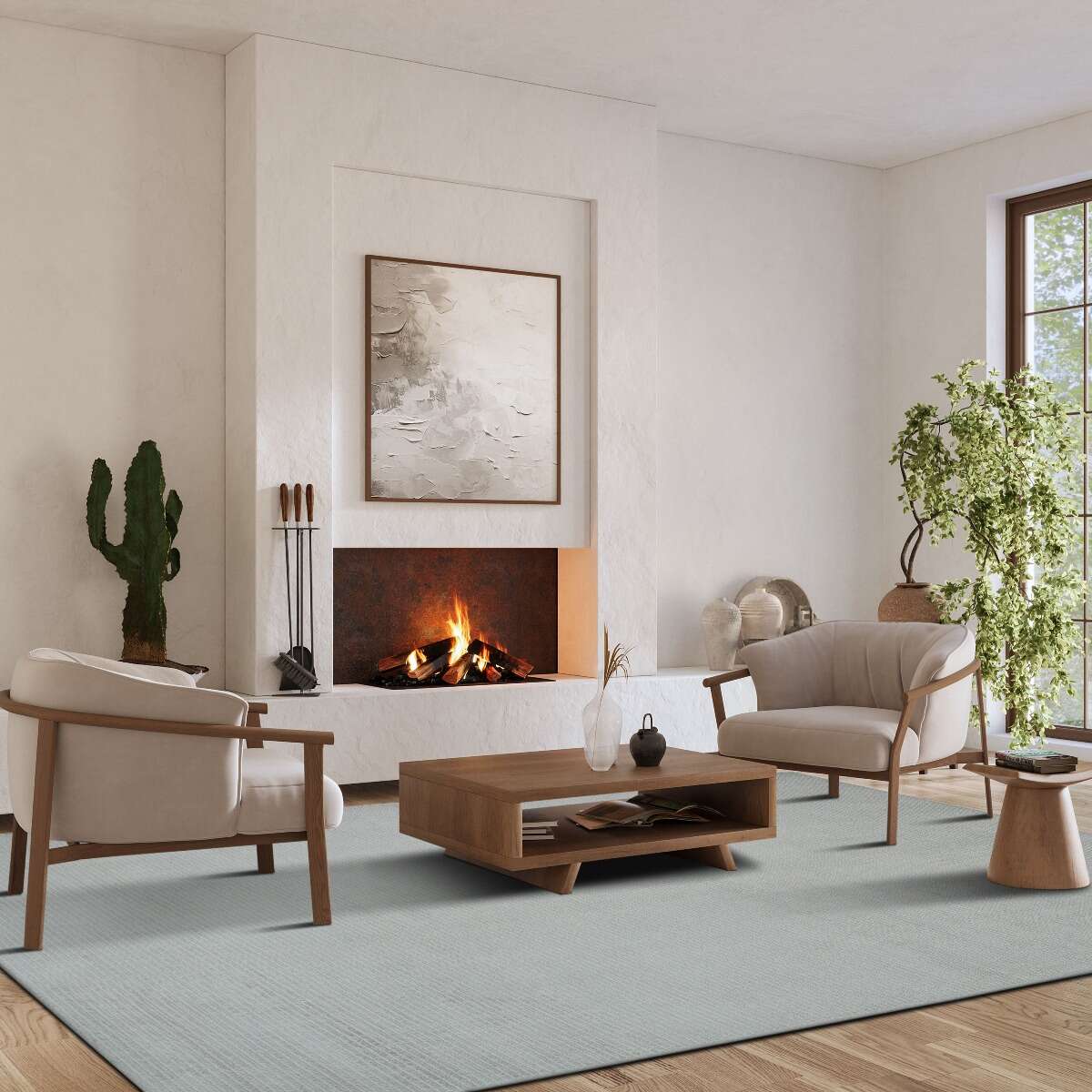 Tapis vintage SOYEUX VINTAGE ecru, THE DECO FACTORY