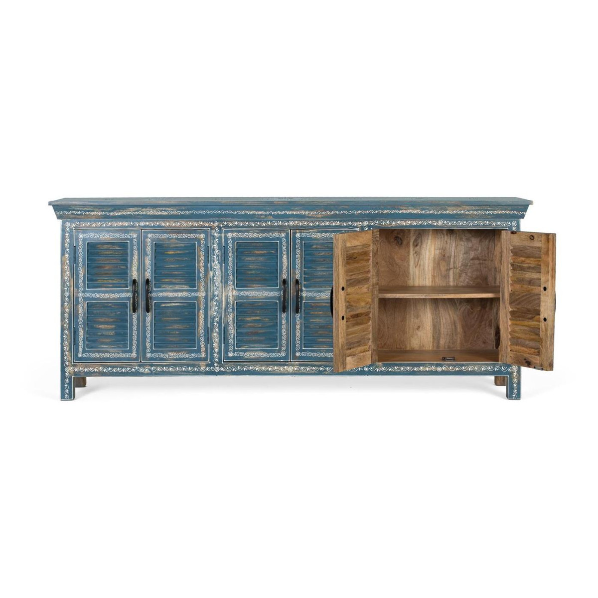 Buffet bleu, DECORATION D’AUTREFOIS