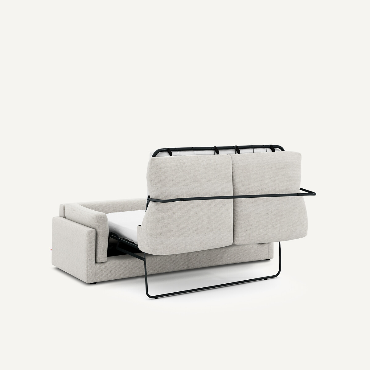 Schlafsofa, aus recycelter Baumwolle, CÉSAR hellgrau, AM.PM
