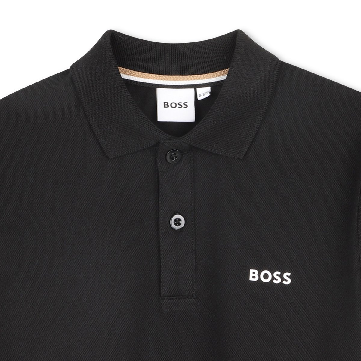 Polo manches courtes black, BOSS KIDSWEAR