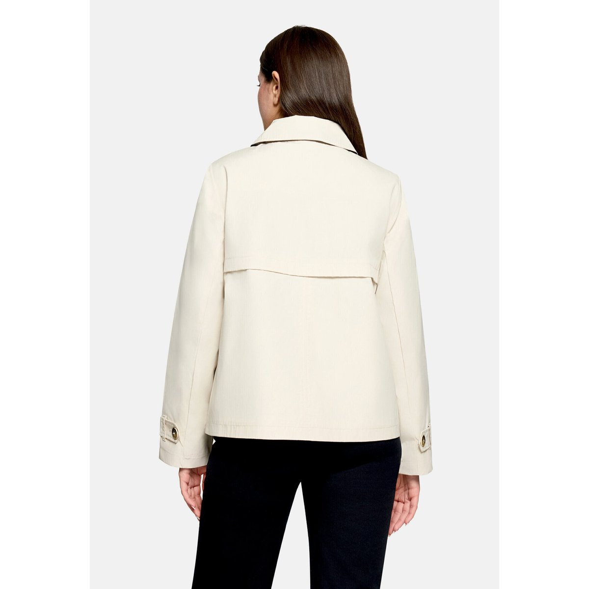 Manteau court à col white sand, BETTY BARCLAY