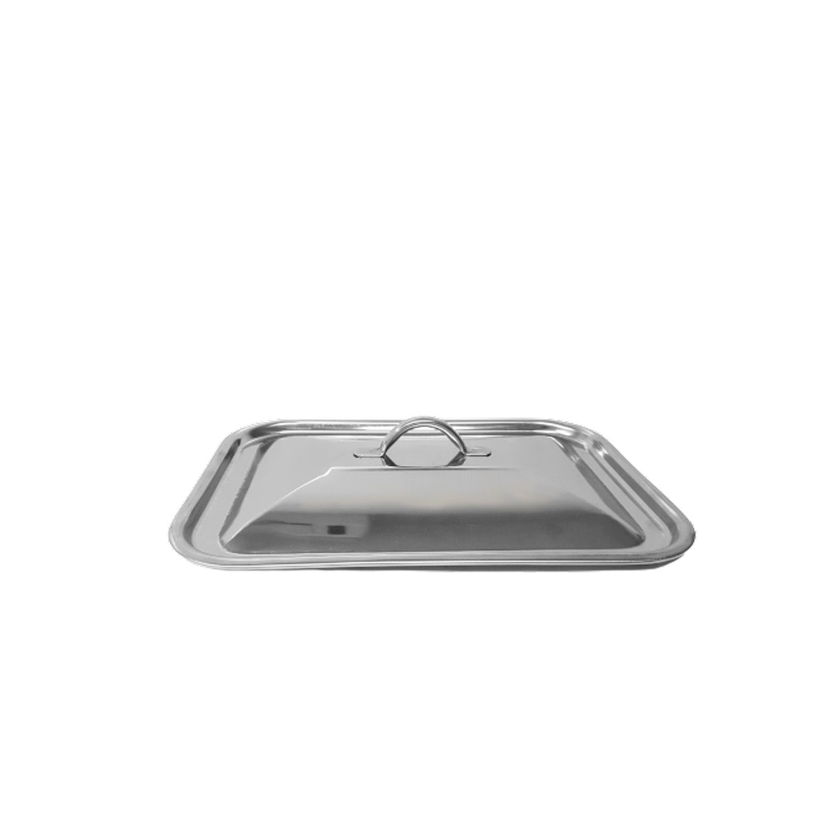 Couvercle inox pour plat 25x19 cm argent / métallique, STEELPAN