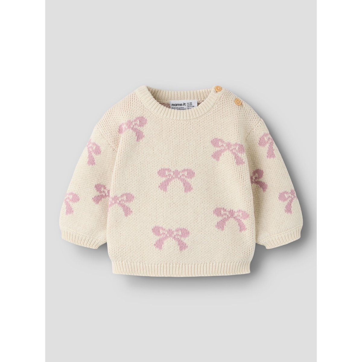 Pull En Maille gris - birch1, NAME IT