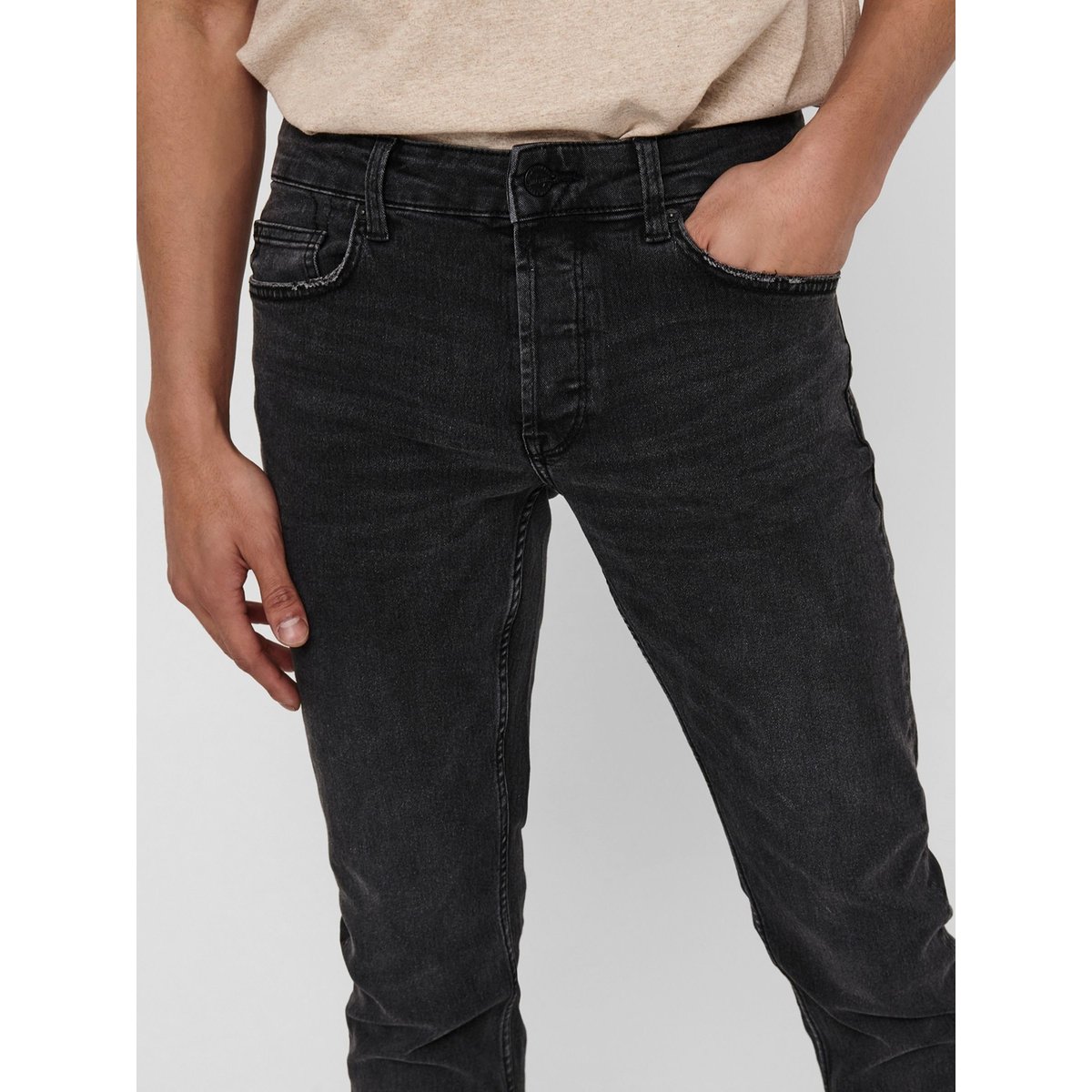 Jean Slim grey denim, ONLY & SONS