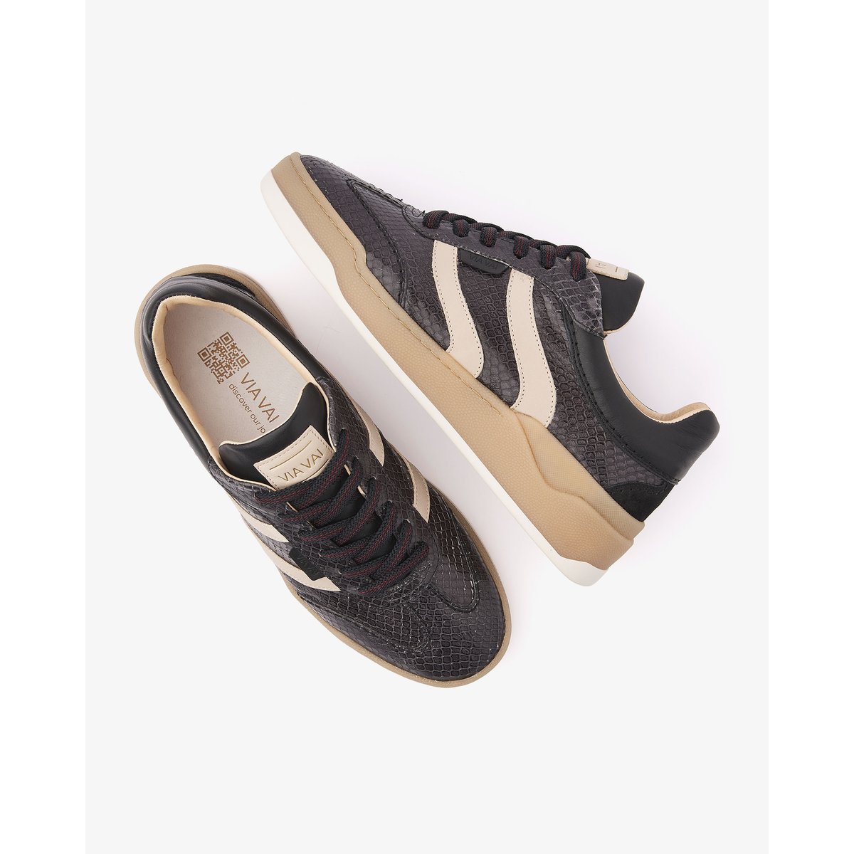 Baskets SAM NAOMI noir, VIA VAI