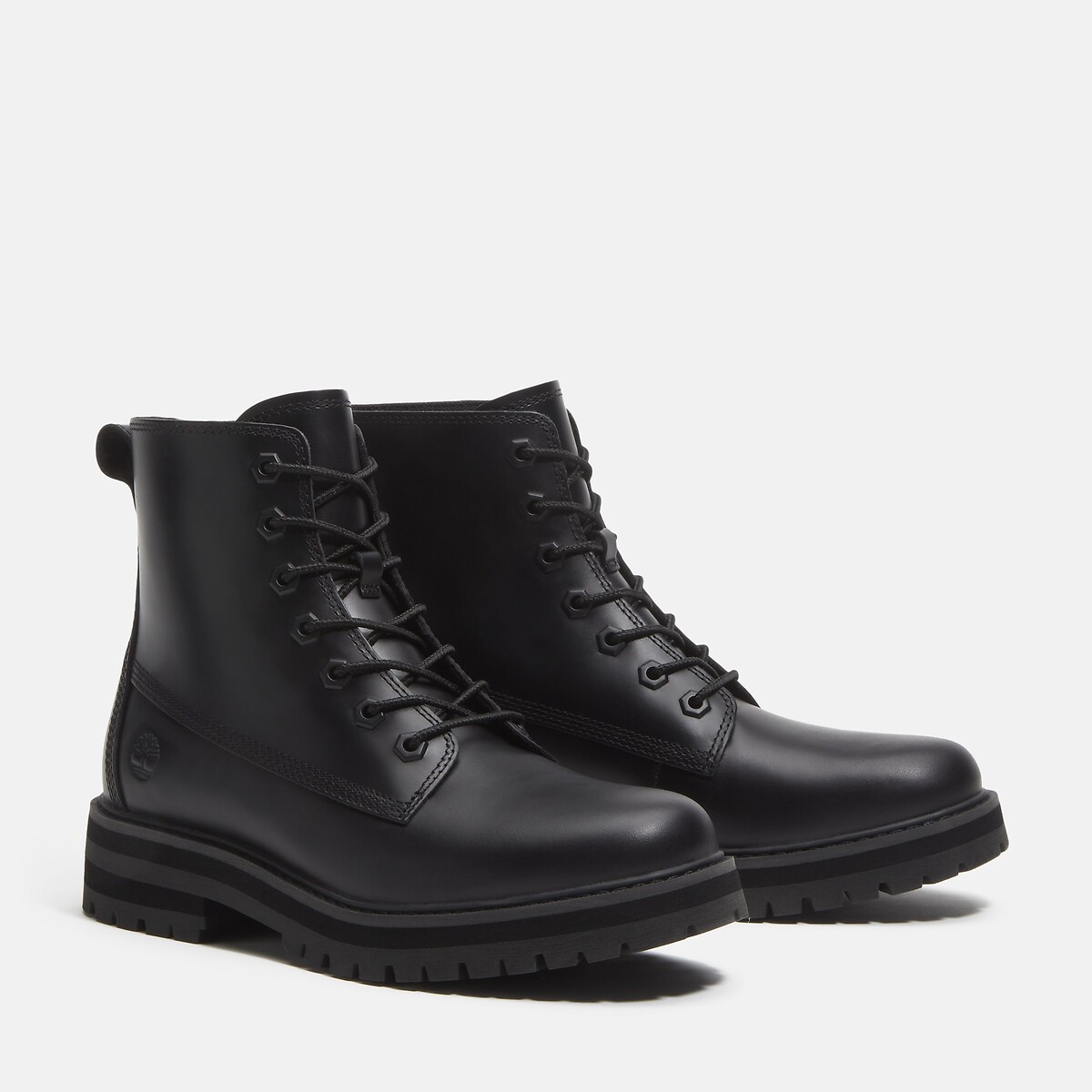 Botines con cordones, de piel, BRITTON DRIVE MID LACE negro, TIMBERLAND