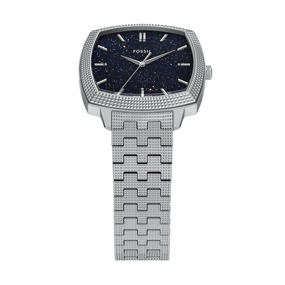 Montre Analogique  MACHINE LUXE argenté bleu argenté, FOSSIL