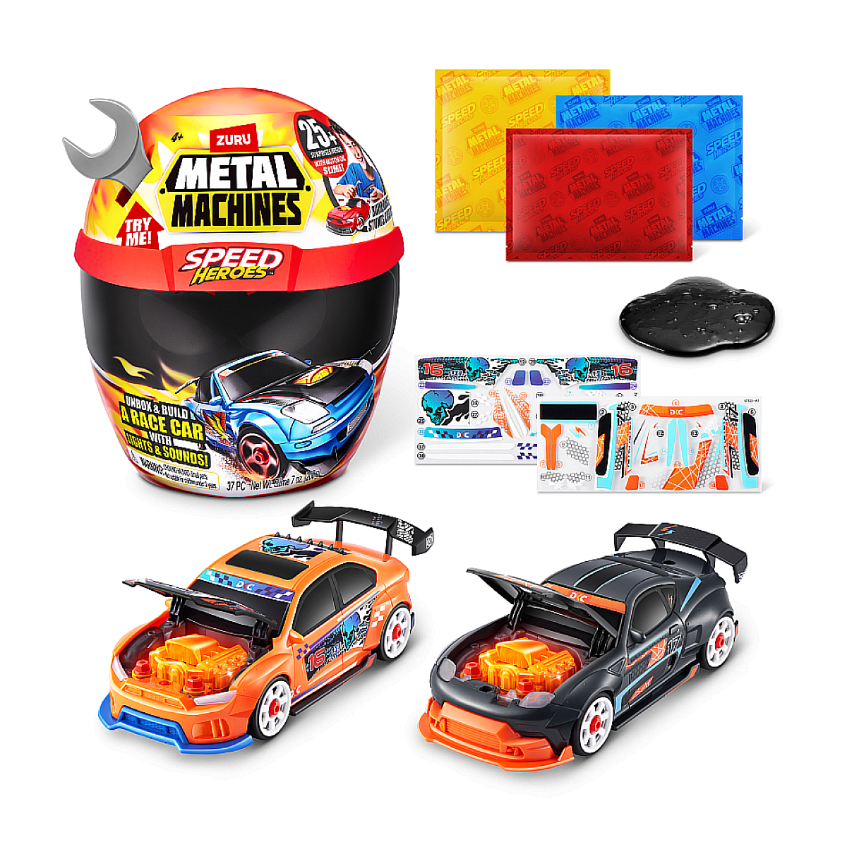 Box metal machines - Speed heroes couleur unique, ZURU