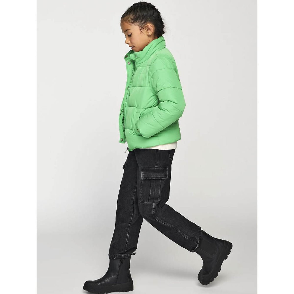 Jean large style cargo noir, KIDS ONLY