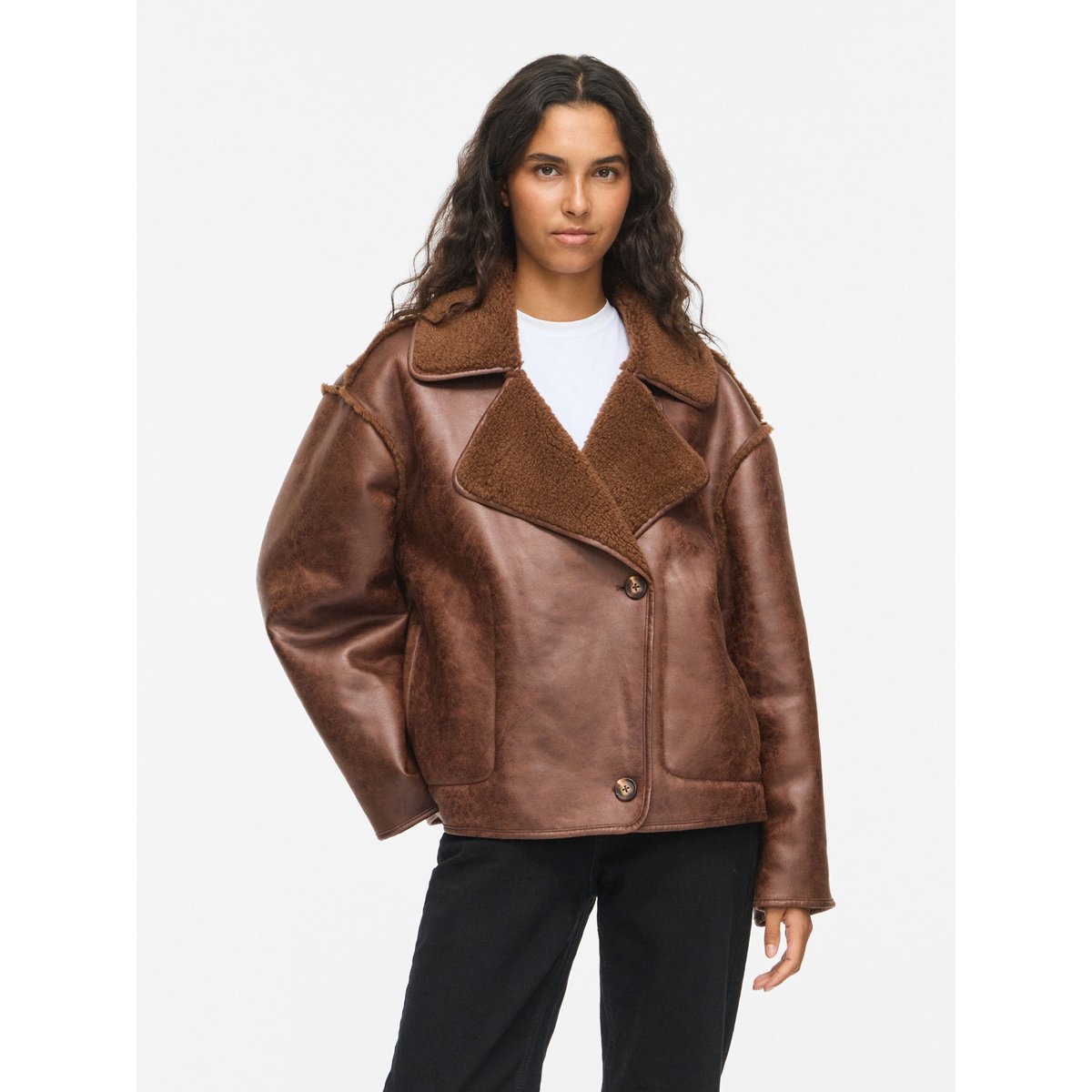 Veste marron - pinecone1, VILA