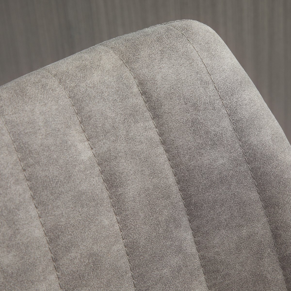 Tabouret de bar Tissu Gris gris et noir, HOMCOM