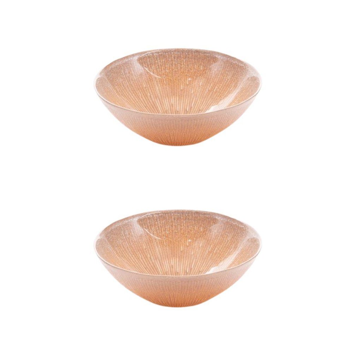 Coupelle Glitter doré 17 cm (lot de 2) - GLITTER or / doré, TABLE PASSION