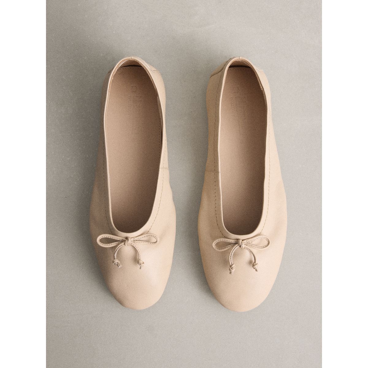 Ballerines en cuir n. premium blanc, NEXT