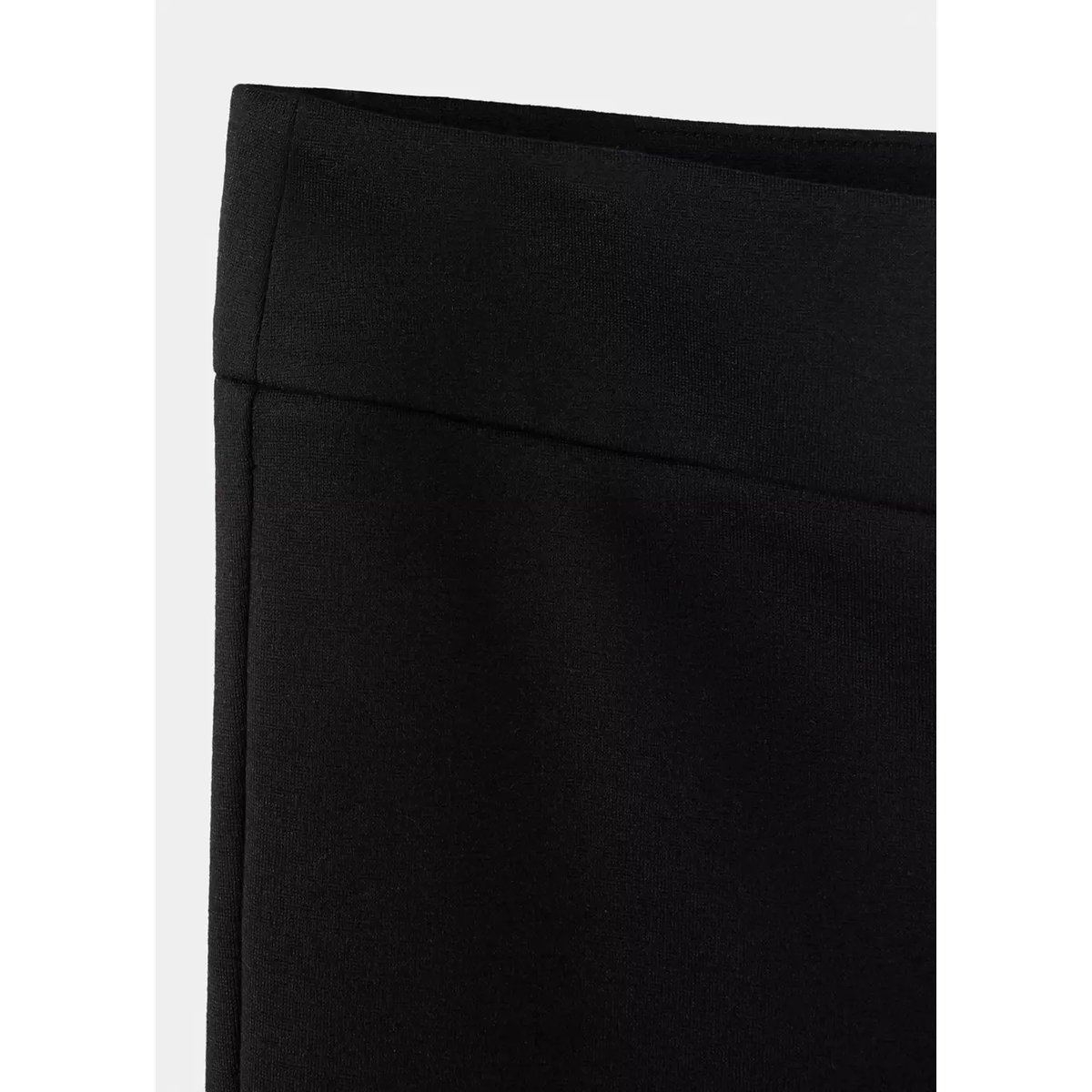 Pantalon capri ouvertures noir, MANGO
