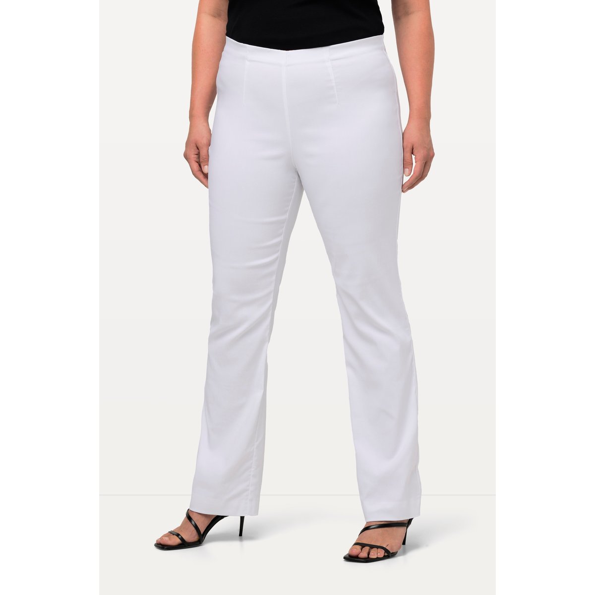 Pantalon classique en bengaline blanc neige, ULLA POPKEN