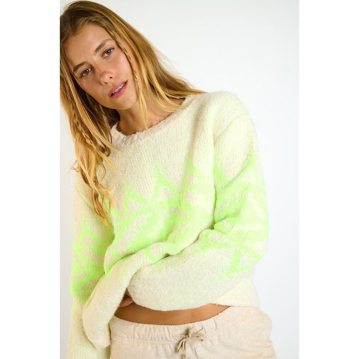 Pull Mindy - WINDCHILL ecru, BANANA MOON