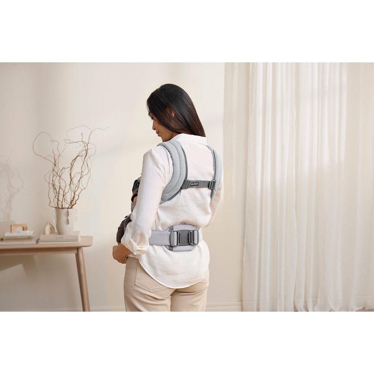 Porte bébé harmony 3d mesh gris, BABYBJORN