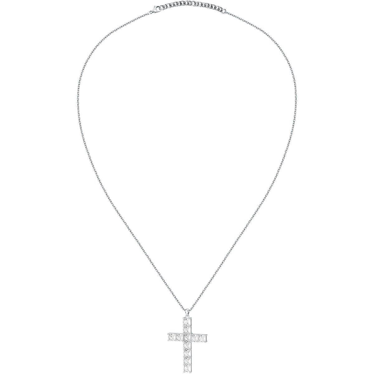 Collier CRISTALLI acier inoxydable, BLUESPIRIT
