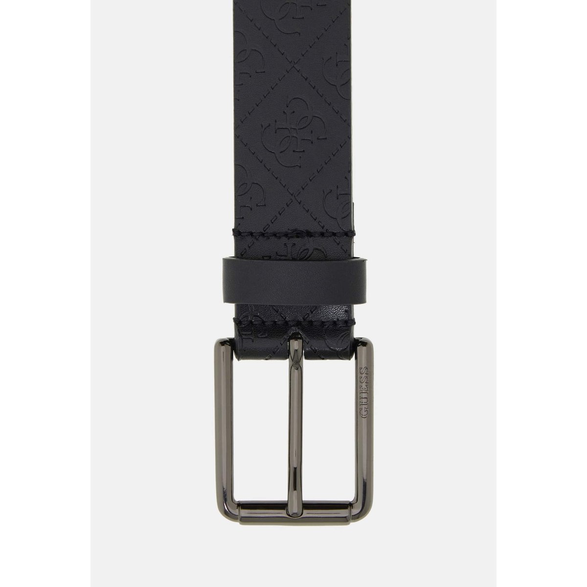 Ceinture Logo Milano 4G noir, GUESS
