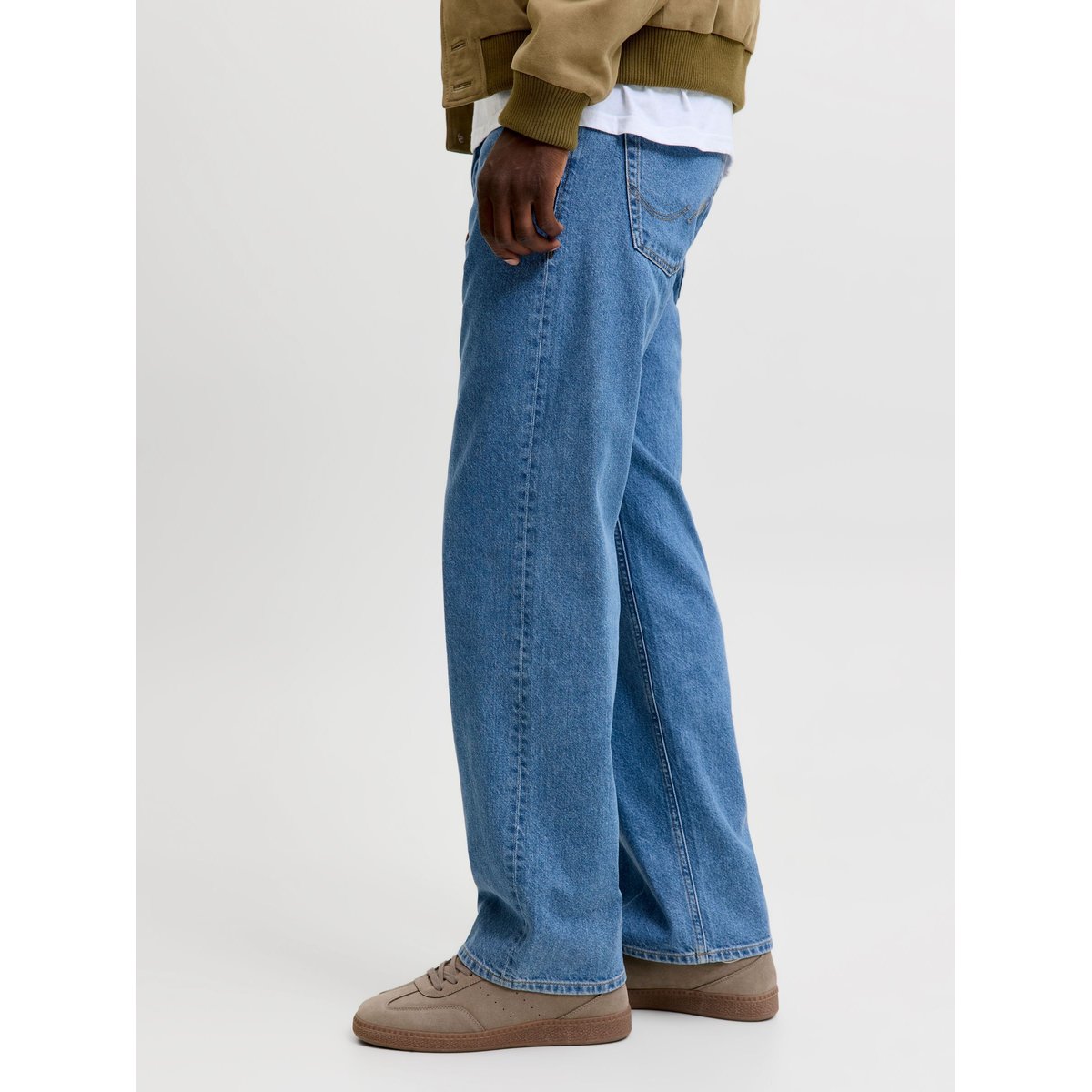 Jean À Coupe Large blue denim, JACK & JONES