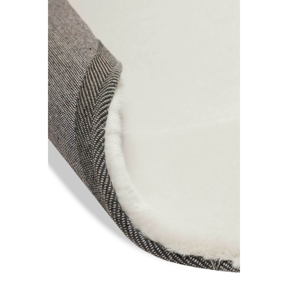 Tapis doux sensation peau de lapin ,  ANNA beige creme, WECON HOME