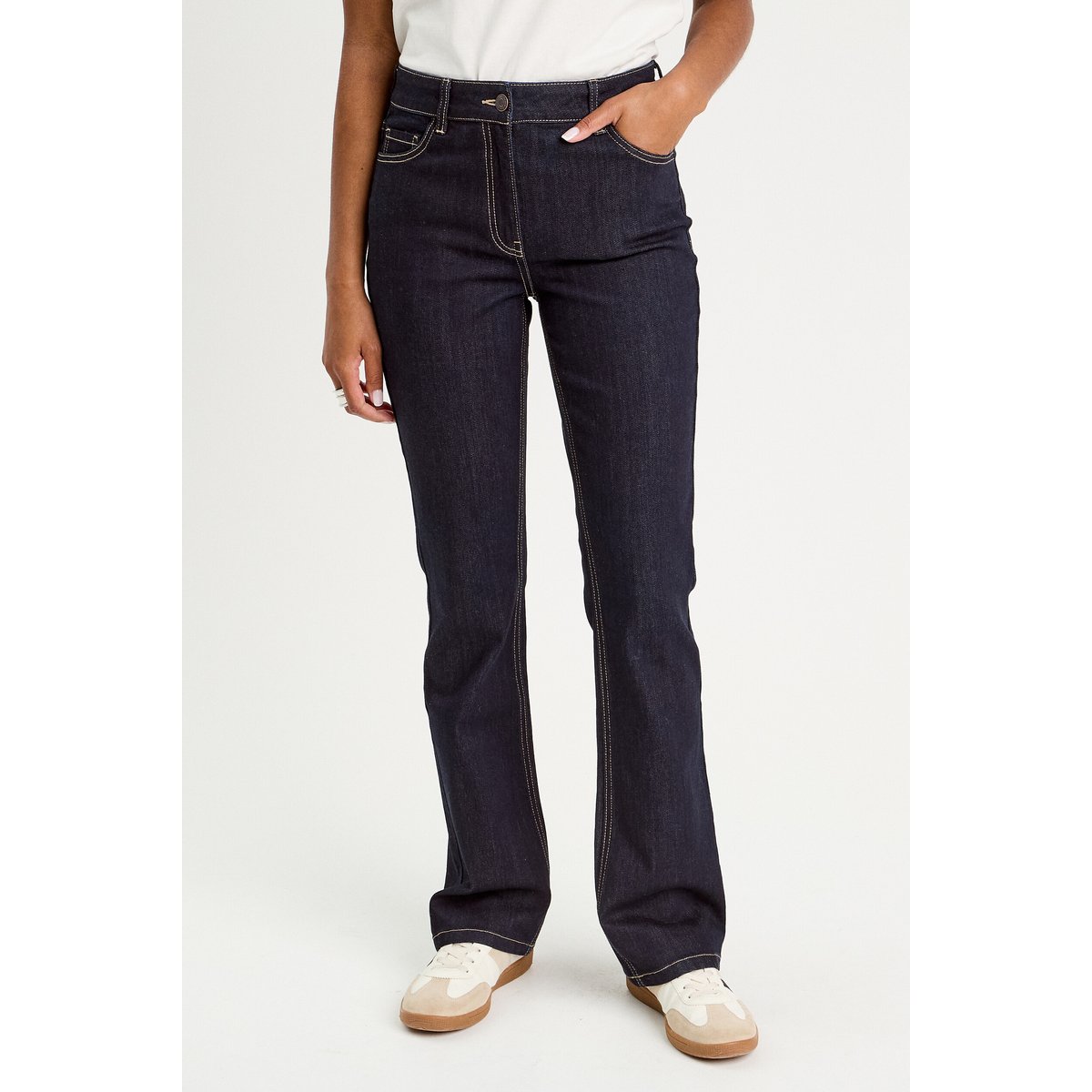 Jeans flare denim brut, CACHE CACHE