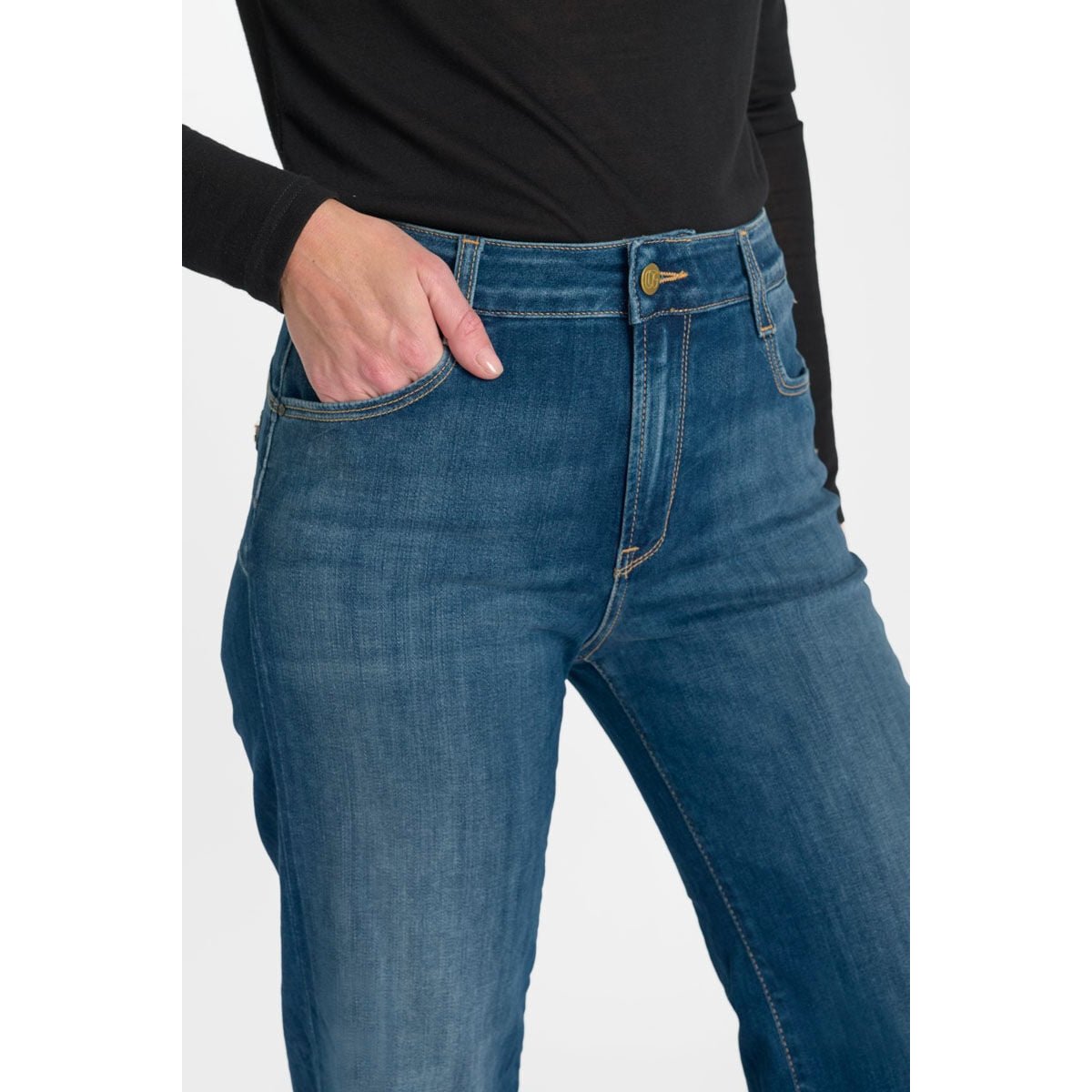 Jeans loose, large pulp wide leg , longueur 34 blue, LE TEMPS DES CERISES