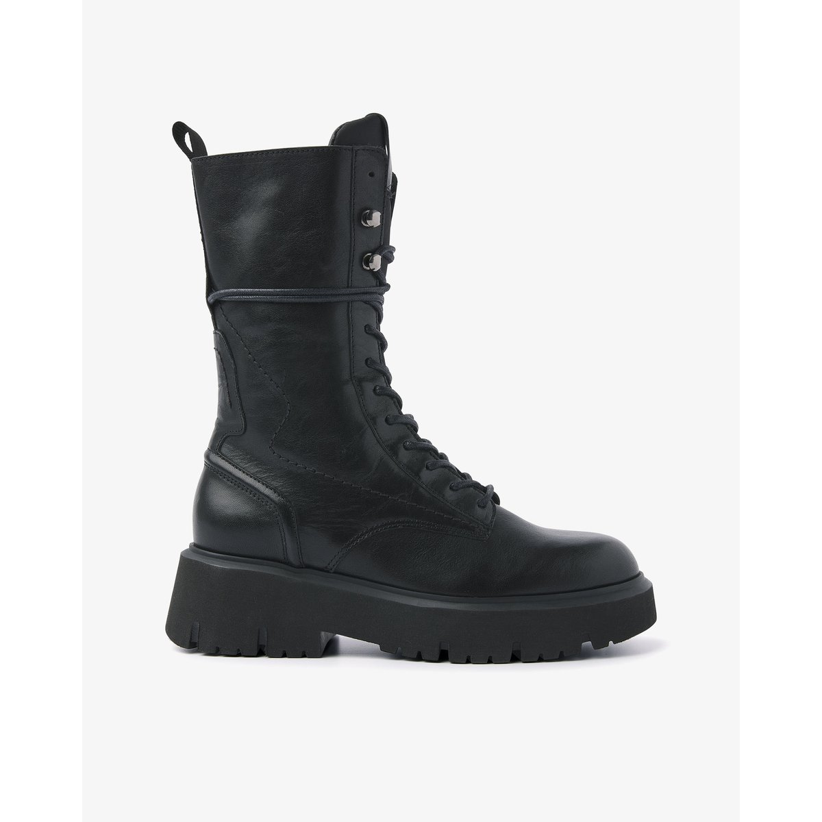 Boots en cuir ZIVA RAVE noir, VIA VAI