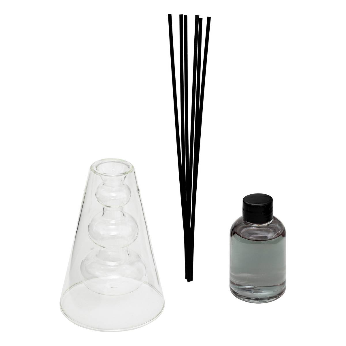 Diffuseur de parfum Twisted Lime 100 ml verre figue, ATMOSPHERA