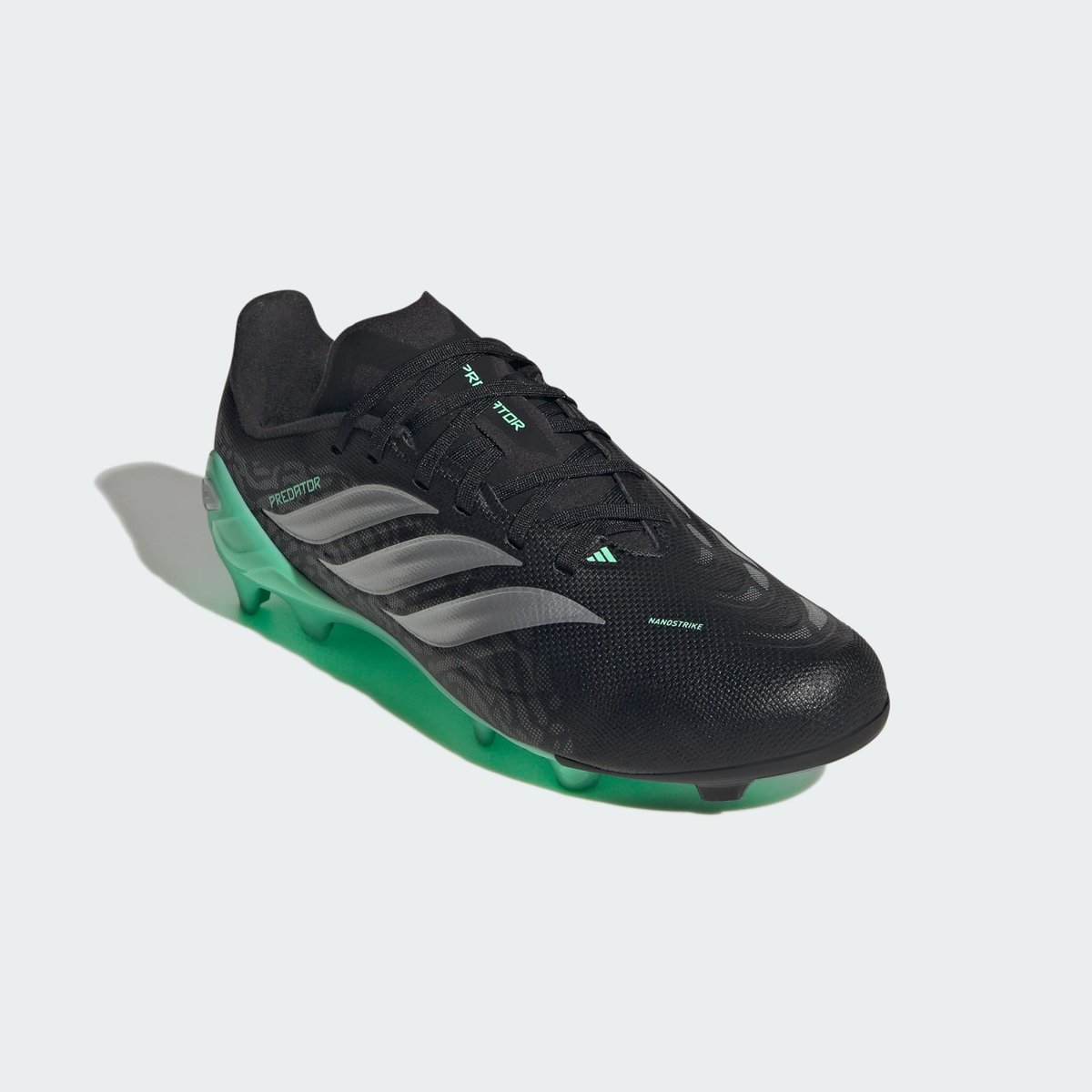 Chaussure De Football Predator League Terrain Souple Enfants core black / silver metallic / pulse mint, adidas Performance