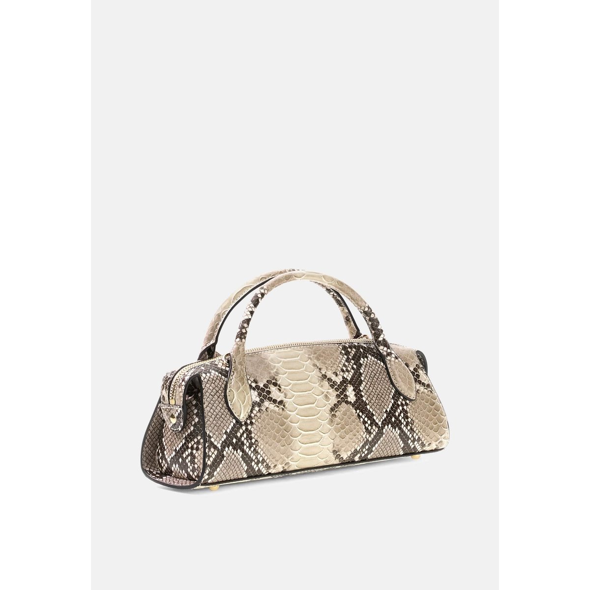 Yvonne Animalier Print Mini Sacoche marron multi, GUESS