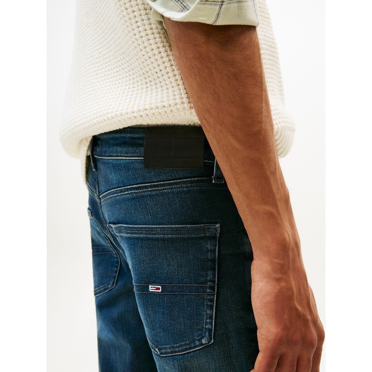 Scanton slim jeans AI1264 donkerblauw, TOMMY JEANS
