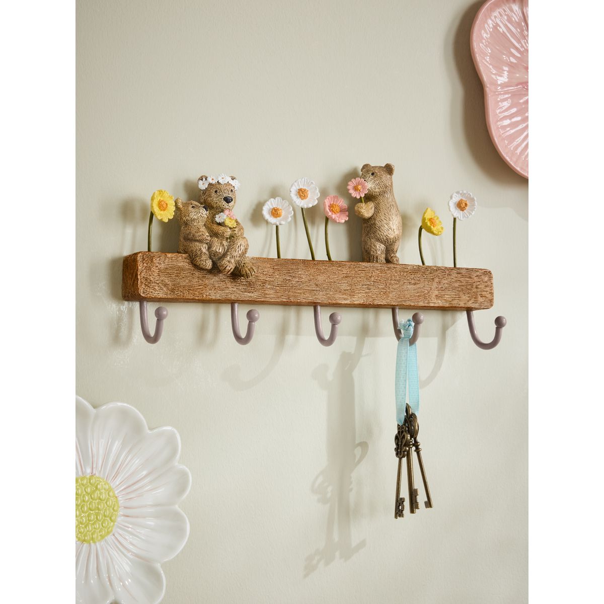 Crochets pour manteau ours bertie naturel, NEXT