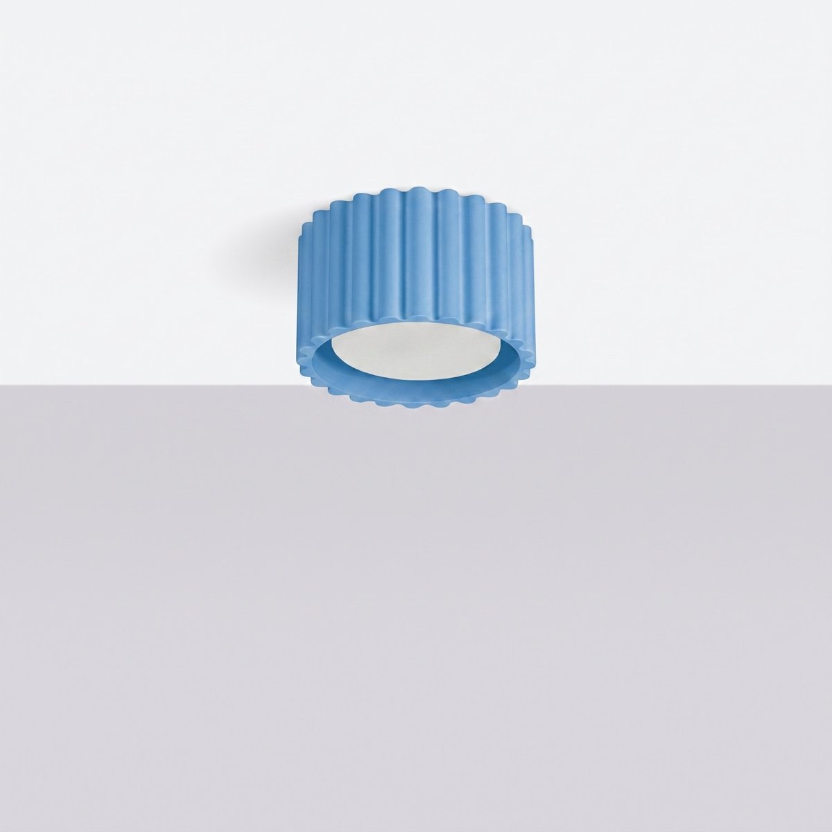 Plafonnier Aluminium Bleu Gx53 1 AURA bleu, EDEN