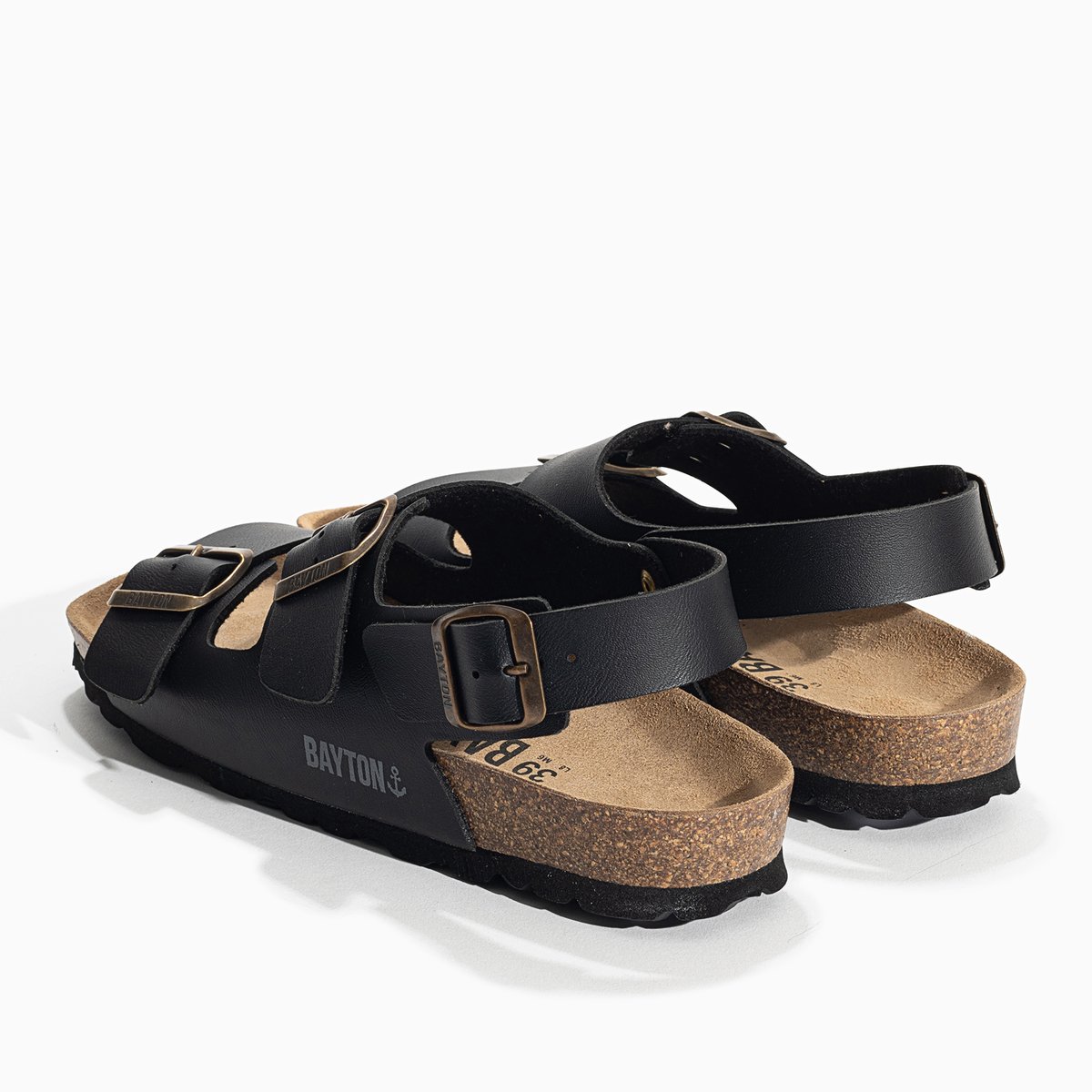 Sandales ACHILLE noir, BAYTON