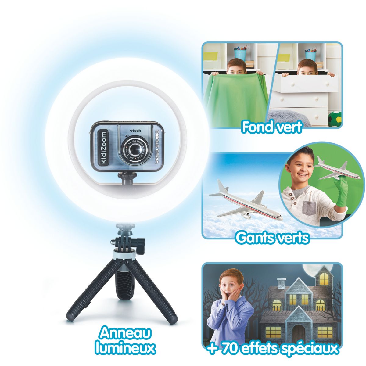 Appareil photo enfant KidiZoom Video Studio Pro couleur unique, VTECH