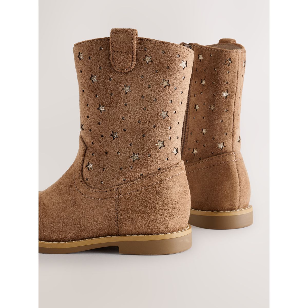 Bottes style western étoile brun clair, NEXT