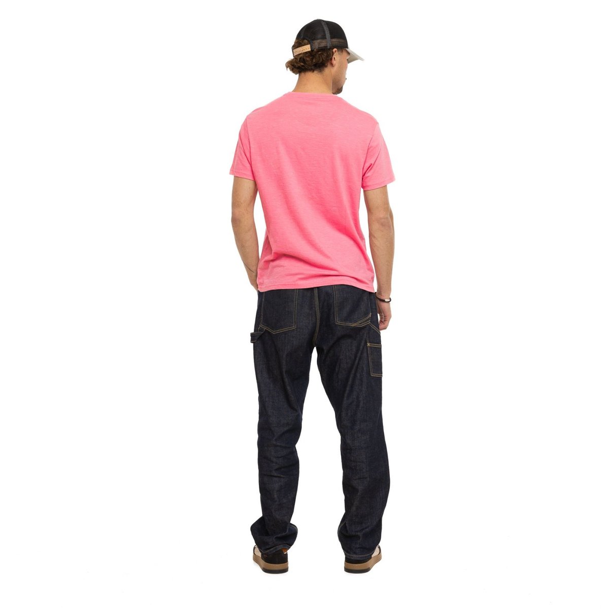 Tee shirt coton BRAD rose/noir, VON DUTCH